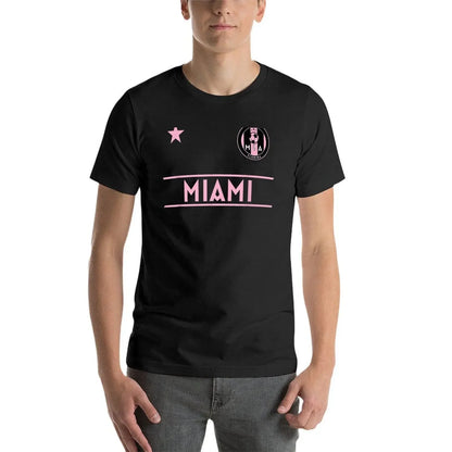 MIAMI Soccer Jersey Original Fan Design - Mini Badg T-shirt cute clothes oversizeds anime tees plain t shirts men