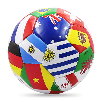 National Flag Colours Soccer Ball Suitable For Different Surfaces And Teamwork Fun Football For Kids