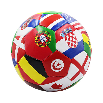 National Flag Colours Soccer Ball Suitable For Different Surfaces And Teamwork Fun Football For Kids