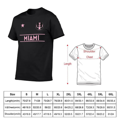 MIAMI Soccer Jersey Original Fan Design - Mini Badg T-shirt cute clothes oversizeds anime tees plain t shirts men