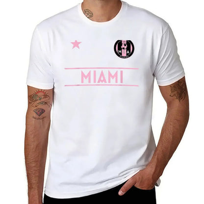 MIAMI Soccer Jersey Original Fan Design - Mini Badg T-shirt cute clothes oversizeds anime tees plain t shirts men